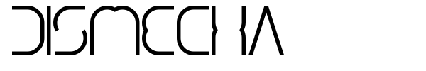 Dismecha font