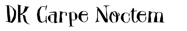 DK Carpe Noctem font