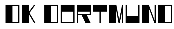 DK Dortmunder Ecke font