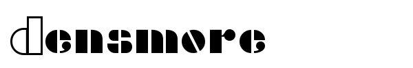 Densmore font