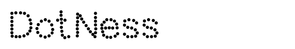 DotNess font