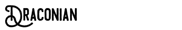 Draconian font