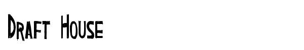 Draft House font