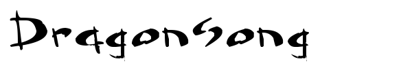Dragonsong font