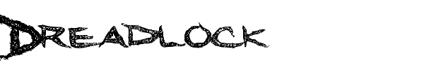 Dreadlock font
