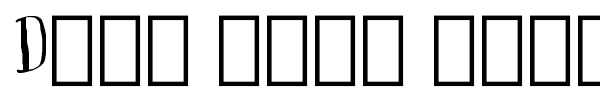 Drop your anchor font
