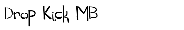 Drop Kick MB font