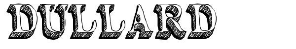Dullard font