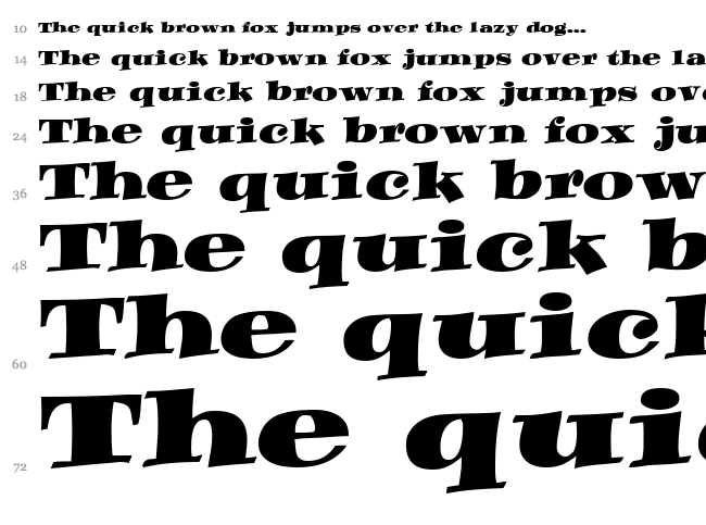 Dynamo font waterfall