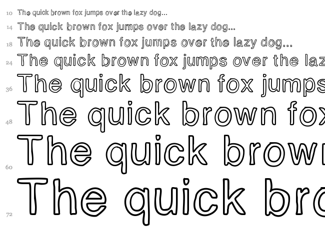 Eidolon font waterfall