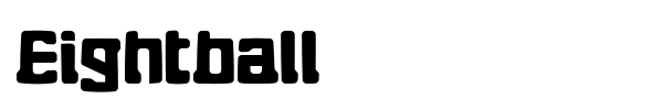 Eightball font