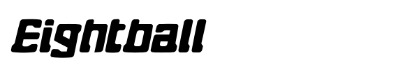 Eightball font preview