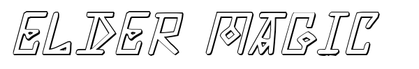 Elder Magic font