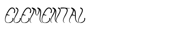 Elemental font