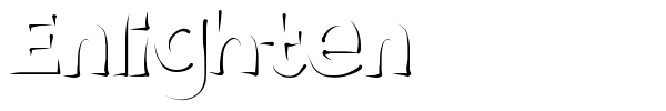 Enlighten font