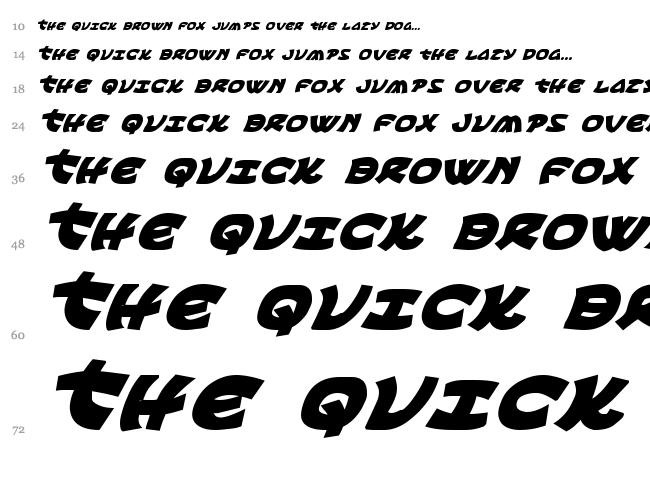 Ephesian font waterfall