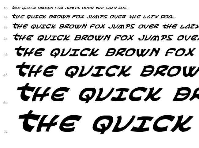 Ephesian font waterfall
