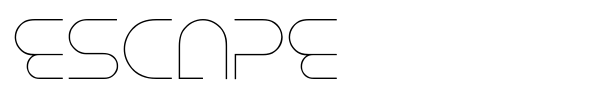 Escape font