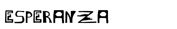 Esperanza font preview