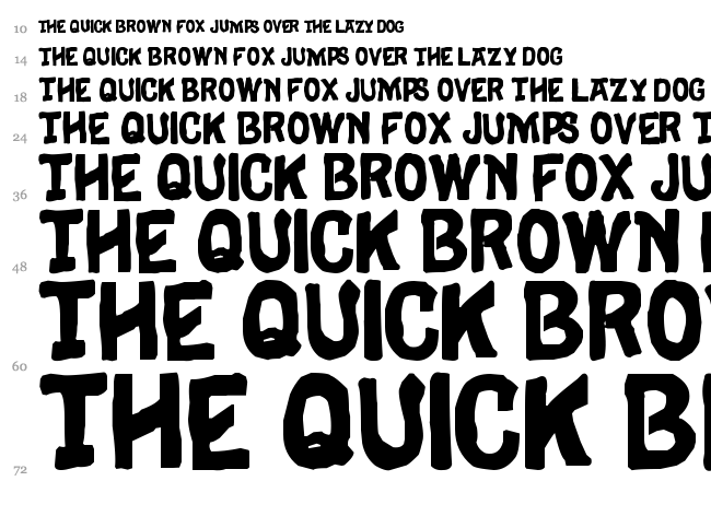 Eulogy font waterfall