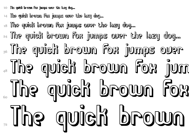 Euphoric BRK font waterfall