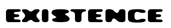 Existence font