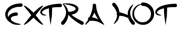 Extra Hot font