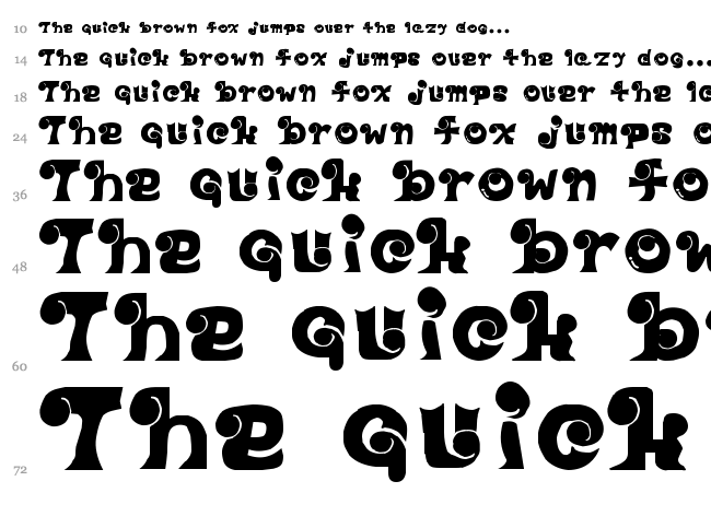 Eye Font font waterfall