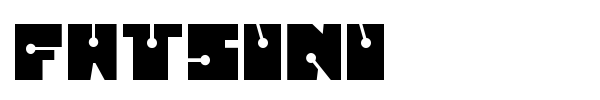 Fatsini font preview