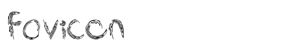 Favicon font