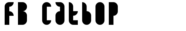 FB Catbop font