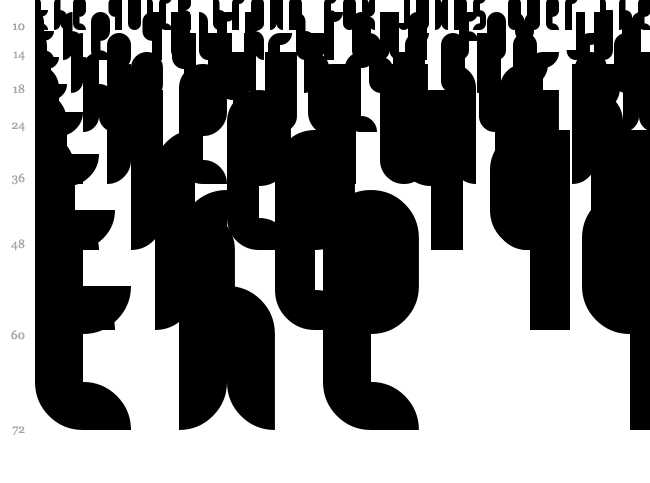 FB Catbop font waterfall