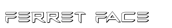 Ferret Face font preview