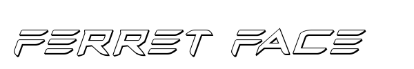 Ferret Face font preview