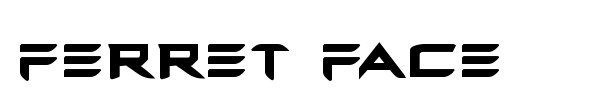 Ferret Face font preview