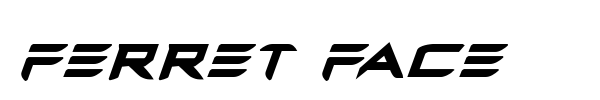 Ferret Face font preview