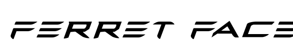 Ferret Face font preview