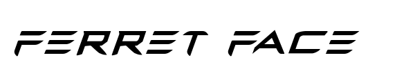Ferret Face font preview