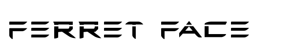 Ferret Face font preview