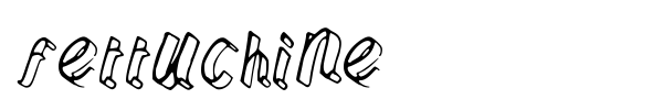 Fettuchine font