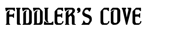Fiddler's Cove font preview