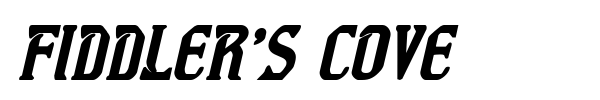 Fiddler's Cove font preview