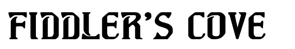 Fiddler's Cove font preview