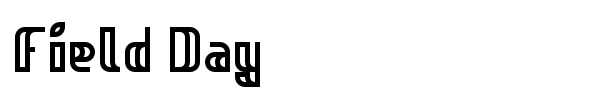 Field Day font