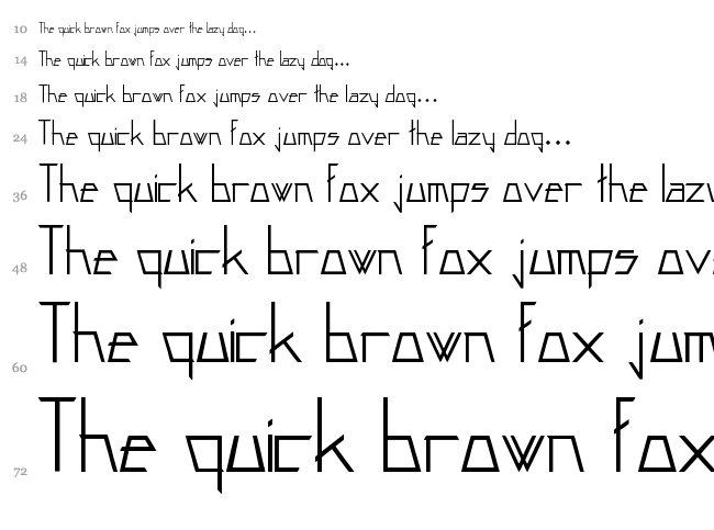 Fixxed font waterfall