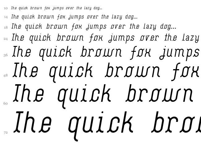 Flash Boy font waterfall
