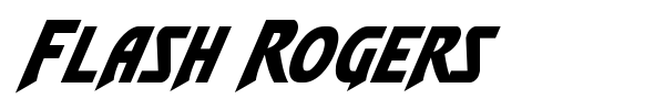 Flash Rogers font