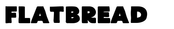 FlatBread font preview