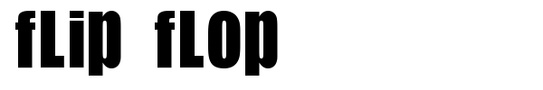 Flip Flop font