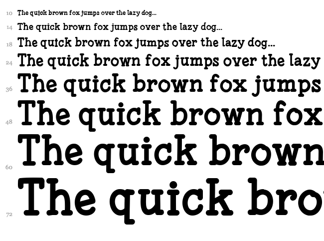 Fonesia font waterfall